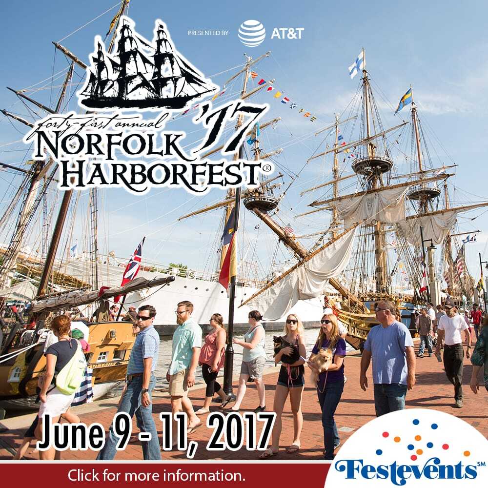 2017 Harborfest ships by pier